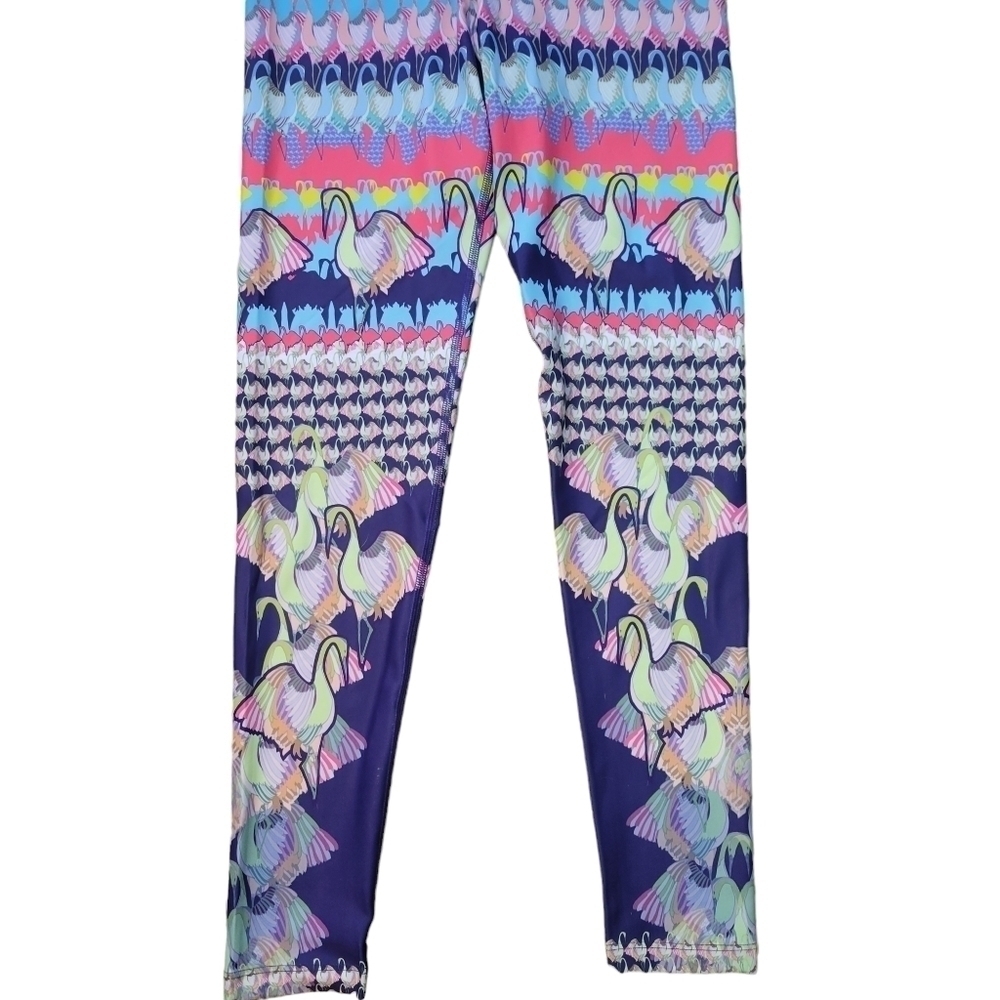 Spiritual Gangster Swan Eco Jersey High Waisted Graphic Leggings in XS/S - Picture 8 of 9